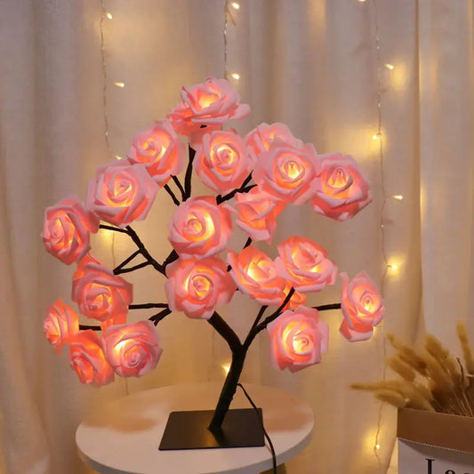 Enchanting Rose Tree Light