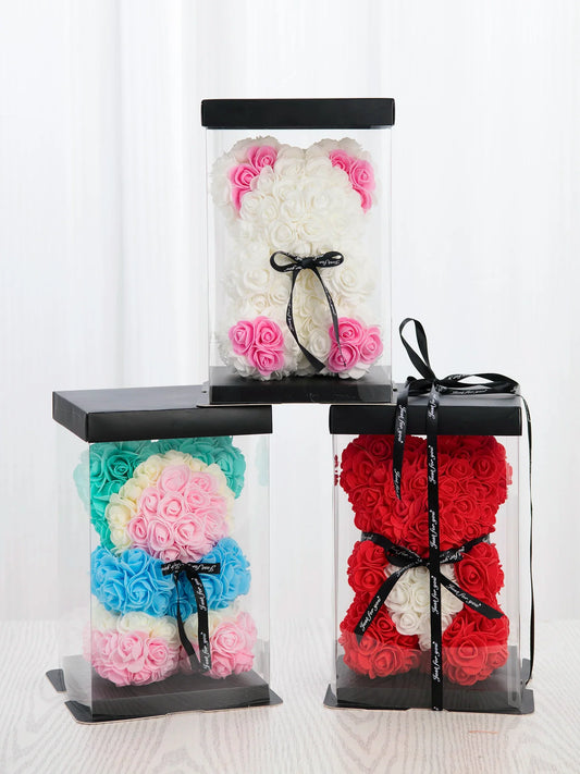 Charming Rose Teddy Bear